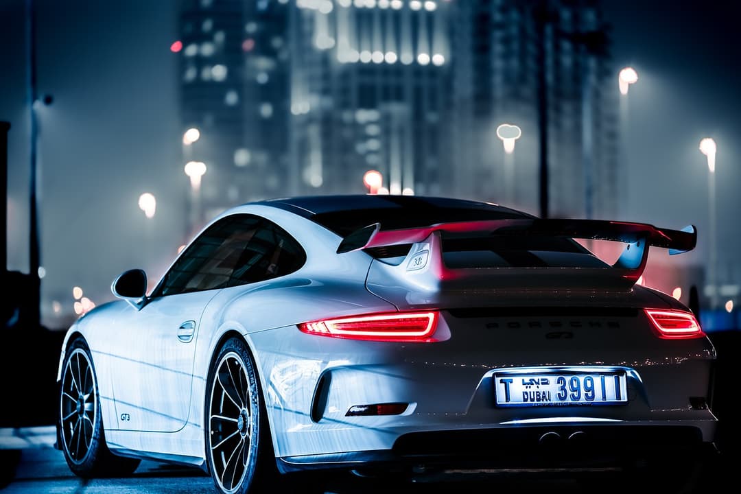Luxury car service in Dubai - premium vehicle on display
